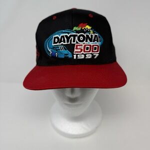Vintage 1997 Daytona 500 NASCAR Snapback Hat Cap Winston Cup Series Snapback